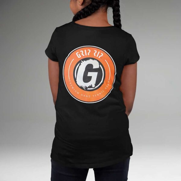 Big Girl's Black T-Shirt