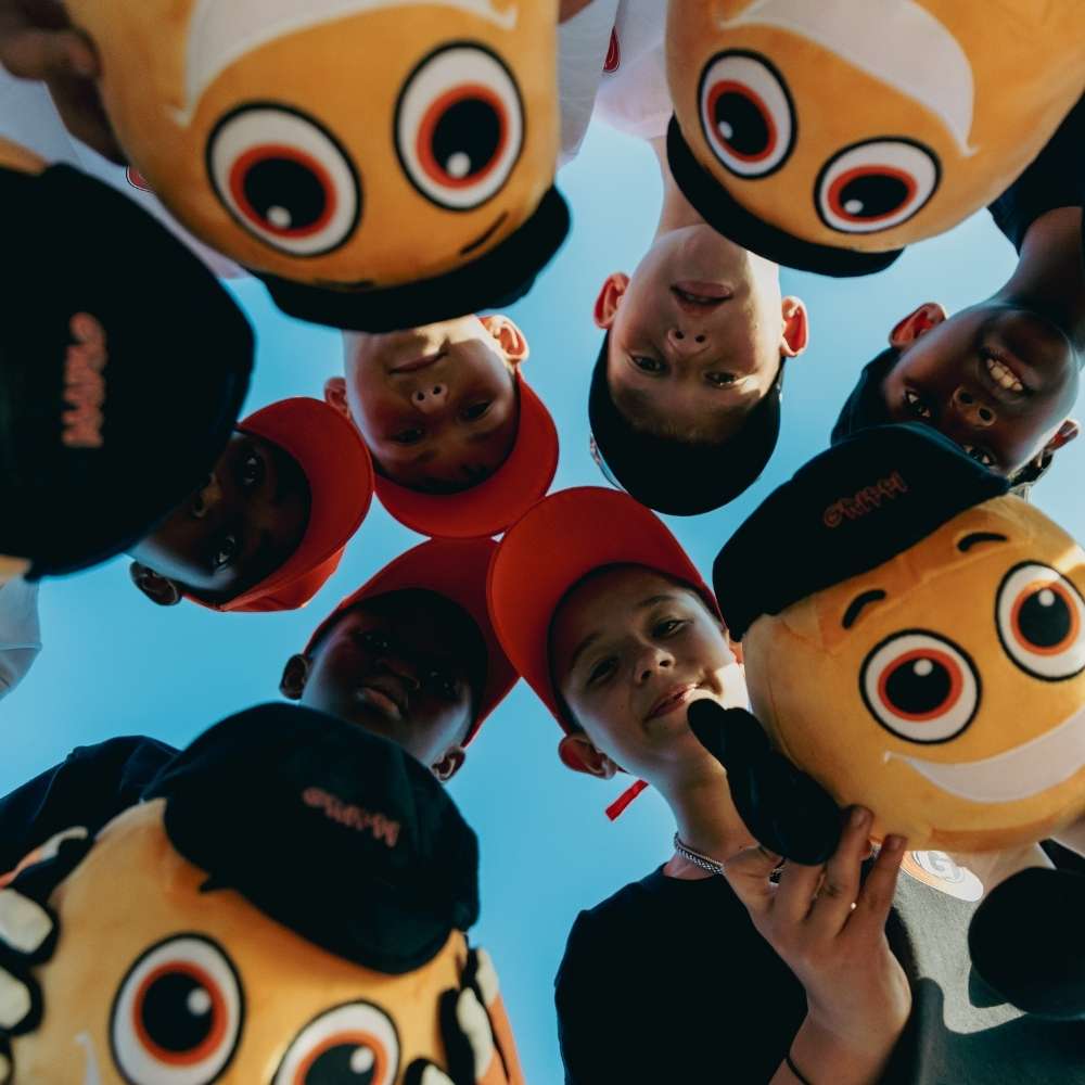 sporty plushie toy plush mascot huggable hand tennis character